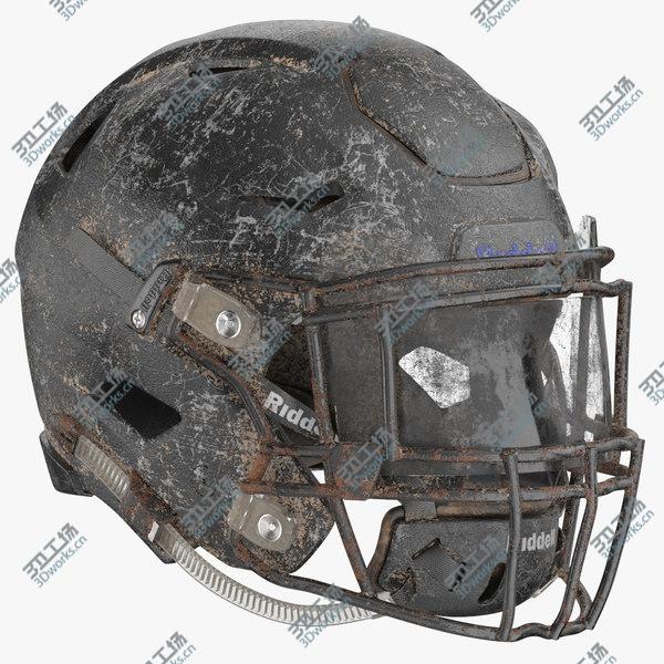 images/goods_img/20210312/3D Football Helmet Riddell SpeedFlex Rusty model/1.jpg
